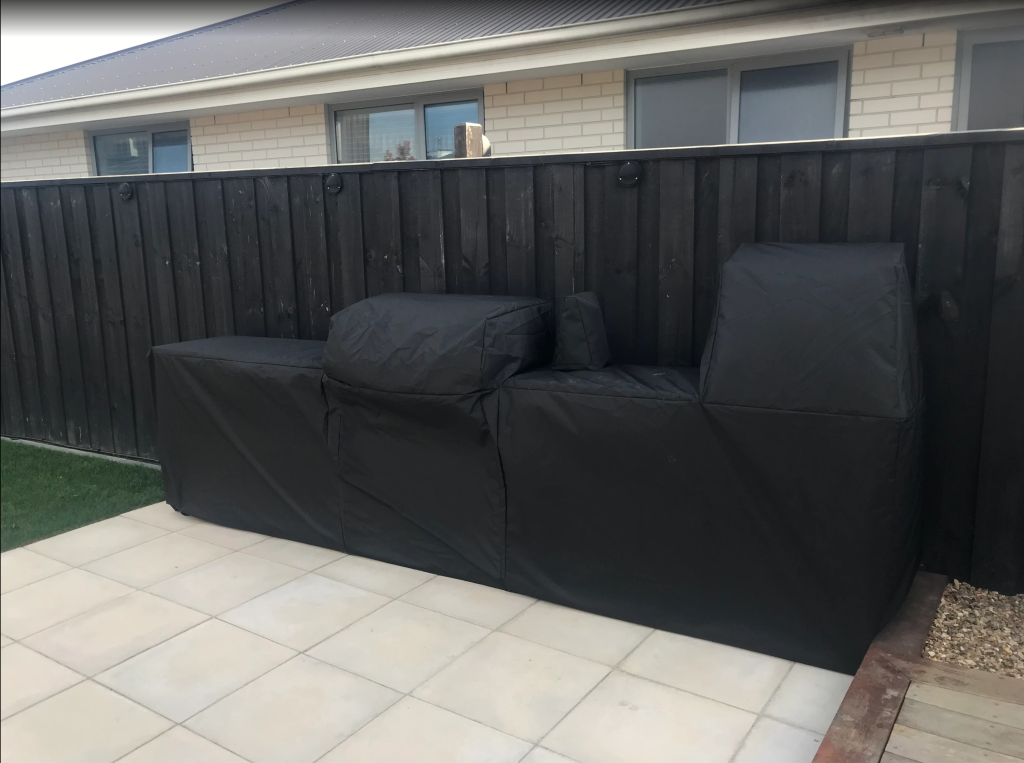 Custom Outdoor Grill & Kitchen Cover Set